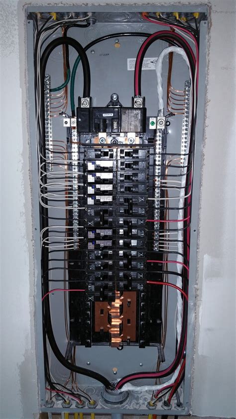 inside 200 amp breaker panel